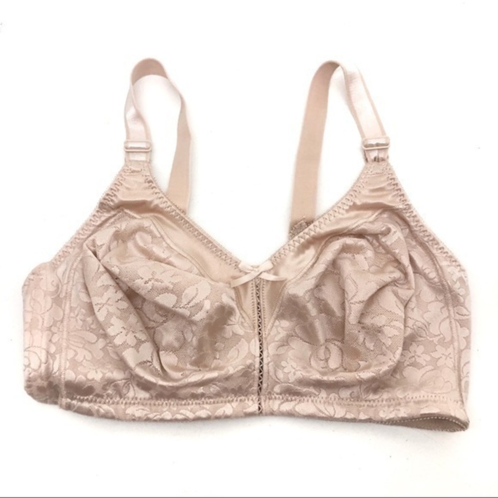 Bali no wire non molded cups beige bra 36D